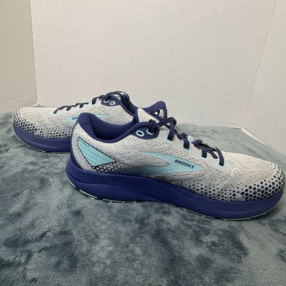 Brooks Divide 3 Women’s Trail Running Shoes Size 10 Blue Cobalt Oyster Excellent - Picture 8 of 11